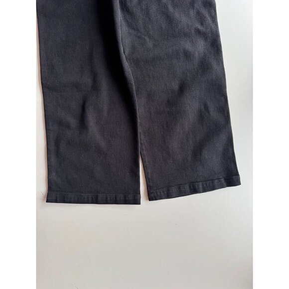 NWOT Aritzia SUNDAY BEST Carrousel GD Black Cotton Canvas Wide Leg Pants, Size 0 - Picture 6 of 15